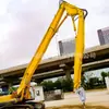 Excavadora con Brazo Extendido, Modificada con Brazo Telescópico de Dos Secciones, Excavadora Grande con Brazo Extendido