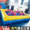 Ringue de Boxe Inflável Ringue de Luta Palco de Competição Jogo em Equipe Pai-Filho Competição de Jogo ao Ar Livre