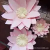 Flores de papel accesorios decorativos escaparate centro comercial Flor de Perla Pared de flores de moda pared de fondo boda grande tridimensional flor hecha a mano