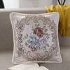 Fabricante de Têxtil Lar de Nantong Fronha Jacquard de Alta Precisão Sem Enchimento, Almofada de Luxo Leve para Cabeceira de Cama com Artesanato de Bordado