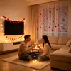 Juego de 6 Adornos Espirales en Forma de Corazón, Decoraciones de San Valentín, Suministros para Fiesta de Pedida de Mano, Accesorios Decorativos, Decoraciones de Fiesta