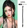 Coleta trenzada de chica dulce y2k coleta para mujer estilo ins clip único trenza de tres cabos imitación accesorio para el cabello lindo dulce genial trenza de boxeo