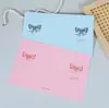 Tarjetas de Felicitación Pre-hechas Rosa Azul Lazo Plegada Tarjeta Pequeña Caja de Regalo Tarjeta de Felicitación Pequeña Tarjeta de Mensaje de Bendición Tarjeta de Mensaje de Agradecimiento