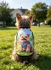 Nuevo Chaleco Estampado de Dibujos Animados Iins Fresco y Transpirable para Perros Pequeños, Adecuado para Todas las Estaciones