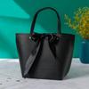 Rivet Clothing Bolsa de Papel Portátil Remache de Punto Bolsa de Cartón Blanco Lazo Bolsa de Compras Bolsa Cosmética