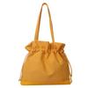 Bolso de un solo hombro invierno moderno con cordón gran capacidad bolsa de almacenamiento 2023 nuevo estilo occidental casual color liso portátil bolsa grande para mujer