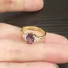 Anillo femenino de alta calidad Europa y Estados Unidos transfronterizo incrustado con circón de color anillo abierto ajustable anillo de estilo de lujo ligero venta al por mayor