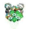 Comércio exterior atacado planta guerra zumbi pacote festa de aniversário infantil decoração alumínio filme balão conjunto brinquedos infantis