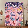 Pintura al Óleo Digital DIY Mariposa Popular Tamaño Grande Pintura Acrílica Pintura Decorativa Hecha a Mano para Sala de Estar y Dormitorio