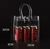 Bolso de PVC Bolsa de Regalo Transparente Bolsa de Recuerdo Bolsa de Plástico con Logo Impreso para Empaque de Regalo