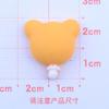 Oso de miel de dibujos animados nuevos accesorios de joyería de resina diy gel crema pinza para el cabello cuerda para el cabello zapatos con agujeros material hecho a mano