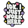 Nueva Frase Inspiradora Joyería Pegatinas Decorativas Accesorios Hechos a Mano DIY Pasador Funda para Teléfono Móvil Parche de Pegamento Suave de PVC Texto