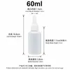 Botellas de PE de punta fina para solución de limpieza farmacéutica, exprimibles, con escala, disponibles en tamaños de 10-200 ml, gama completa de especificaciones.