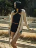 Moderna Ropa Deportiva de Secado Rápido con Cordones para Mujer, Top Profesional de Manga Larga para Pilates, Danza, Deportes, Corte Ajustado, Yoga