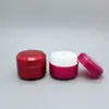 Spot Red 5ml frasco de unha frasco de plástico para extensão de unha frasco de plástico para óleo de unha frasco de amostra pequeno caixa de subembalagem frasco de plástico para strass pegajoso frasco de plástico para creme