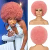 Explosão de cabelo AFRO transfronteiriça Peruca de cabeça Afro Africana Cor de performance Fãs Bola Engraçado Engraçado Vestido