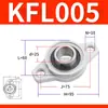Rodamiento de Bloque de Almohada Romboidal de Aleación de Zinc Kfl08 Kfl000 Kfl001 Kfl005 Kfl006 Rodamiento