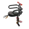 Assento infantil para scooter elétrica, banco de segurança dianteiro para bebê em motocicleta elétrica, com almofada espessa.