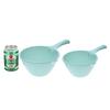 Cuchara de Agua Irrompible para Cocina Doméstica Profundizada Engrosada Mango Largo Plástico Grande Creativa Transparente Cuchara de Agua Cuchara con Cabezal para Lavar