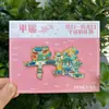 Ímãs de geladeira com fonte metálica, ímãs de geladeira temáticos de cidade, produtos culturais e criativos, ímãs de geladeira de Xuzhou, lembrancinhas de viagem no atacado