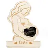 Artesanías y Adornos: Placa Conmemorativa de Nacimiento de Bebé, Recuerdo de Ecografía B de Bebé para Madres Embarazadas, En Stock