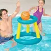 Red inflable de voleibol de gran tamaño, puerta flotante de fútbol, puerta de waterpolo, marco de baloncesto, bolos, juguete cruzado