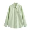 Amazon Comercio Exterior Transfronterizo Ropa Europea y Americana al por Mayor Za Elegante Primavera Nuevo Elegante Ropa de Trabajo Camisa Holgada a Rayas
