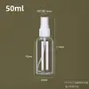 Botella de Spray Transparente en Stock Botella de Plástico para Mascotas Botella de Spray de Niebla Fina Portátil Embalaje Dispensador de Líquido Desinfectante de Alcohol Botella Vacía