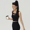 Chaleco deportivo de verano para mujer con almohadillas en el pecho, top de yoga todo en uno para moldear la espalda de Pilates, shorts de entrenamiento para correr y fitness