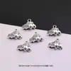 Pingente Casa Carro Prata Tibetana Retro Liga DIY Colar Pulseira Artesanal Charms Enfeites Pequenos Acessórios