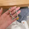 Pulsera de Flores de la Suerte de Verano con Cuentas de Colores Nuevo Estilo 2022 Novia Simple ins Pulsera de Cuentas Versátil