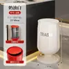 Lixeira Criativa para Uso Doméstico, Lixeira para Sala de Estar com Tampa Basculante, Grande Capacidade, Lixeira Dupla Espessa com Tampa, à Prova de Odores, Lixeira Estilosa