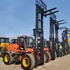 Carretilla Elevadora Todoterreno de Tracción en las Cuatro Ruedas Diésel Alta Potencia Multifuncional Camión Hidráulico 3 Toneladas Combustión Interna Camión para Obra