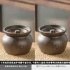 Panela de Cerâmica com Tampa para Cozinhar Sopa Lentamente, Panela de Ensopado com Vedação de Água, Panela de Sopa para Uso Doméstico, Lanche Shaixian, Jiangxi, Panela de Barro para Porção Individual