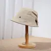 Sombrero de Pescador de Verano Nuevo Estilo Coreano para Mujer con Lazo, Sombrero de Sol Plegable Artístico y Casual