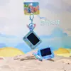 Jinnew & Stitch Co-Diseñado Ángel Xiaojin Conjunto de Playa de Verano para Tres Personas Llavero Lindo de Dibujos Animados