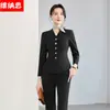Traje de Negocios Otoñal para Mujer de Manga Larga 2026, Ropa de Trabajo para Joyería de Alta Gama