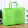 Bolsa no tejida en stock, película de impresión de logotipo imprimible, bolsa de compras, bolsa publicitaria para llevar
