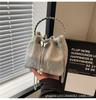 Bolso Cubo Portátil con Anillo de Moda 2024 Nuevo Diseño Nicho Bolso Bandolera de Cadena Popular Bolso de Hombro para Viajeros