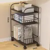 Estante Móvel para Mochilas Escolares Cesta de Armazenamento sob a Mesa Armazenamento Doméstico Armazenamento de Mesa Artefato de Armazenamento Carrinho com Rodas Estante de Livros Armazenamento