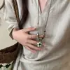 Collar Largo de Suéter con Colgante de Flor Estilo Étnico para Mujer Ropa de Conjunto de Verano Camiseta Falda Adornos Colgantes Nuevo 2026 -
