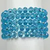 Pulseira de cristal de oliva vidro 6X8MM placa de cálculo joia para combinar com roupas venda quente transfronteiriça comércio exterior