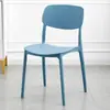 Sillas Coloridas de Moda, una Opción Ideal para Apartamentos Pequeños, Sillas de Comedor de Plástico Minimalistas Modernas con Diseño Delgado, Sillas de Lujo Ligero para Uso Doméstico