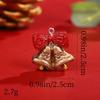 Colgante de resina navideño Colgante de resina de muñeco de nieve navideño Accesorios de joyería DIY Suministro transfronterizo de Amazon