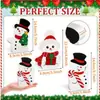 2025 Novo Boneco de Neve de Natal Fofo e Criativo Decoração de Display de Mesa Janela Artesanato em Madeira Ornamento