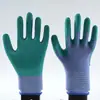 Guantes de látex resistentes al desgaste con recubrimiento de látex tipo panal para hombres y mujeres, guantes de trabajo, guantes protectores para talleres de fábrica