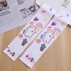 Mangas de seda helada para protección solar de verano para mujer, lindos estampados de dibujos animados, protección UV para conducir y andar en bicicleta, al por mayor