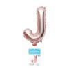 Nuevo Globo de Letra de 16 pulgadas con Tarjeta de Respaldo Tapa Dura Fiesta de Cumpleaños Aniversario Escena Decorativa Letra Globo de Película de Aluminio