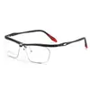 Armazones de Lentes para Hombre de Moda, Armazones de Lentes Estilo Celebridad, Lentes Nuevos con Armazón Browline, Venta al por Mayor Danyang Zc187