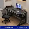 Escritorio de computadora, escritorio de escritorio, escritorio de juegos para el hogar con estantes de almacenamiento, diseño simple y moderno, adecuado para oficina, dormitorio o uso estudiantil como escritorio de escritura o mesa de estudio